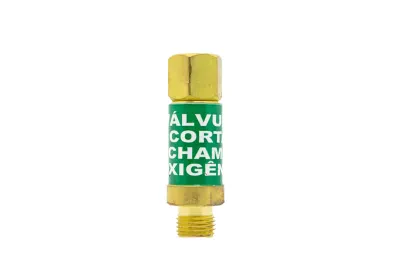 Válvula corta llama de oxígeno para soplete